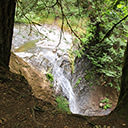A view from the top of Ammonite Falls