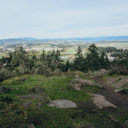 The view from the top of Bear Hill look north over Saanich, BC.